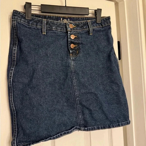 vintage levis denim skirt size 5 - Picture 3 of 7